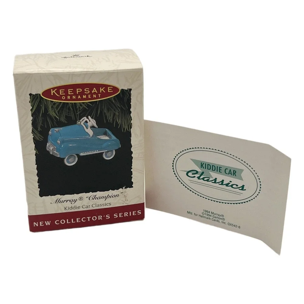 1994‎ Hallmark Murray Champion Pedal  Kiddie Car Classics Ornament 1st in Series